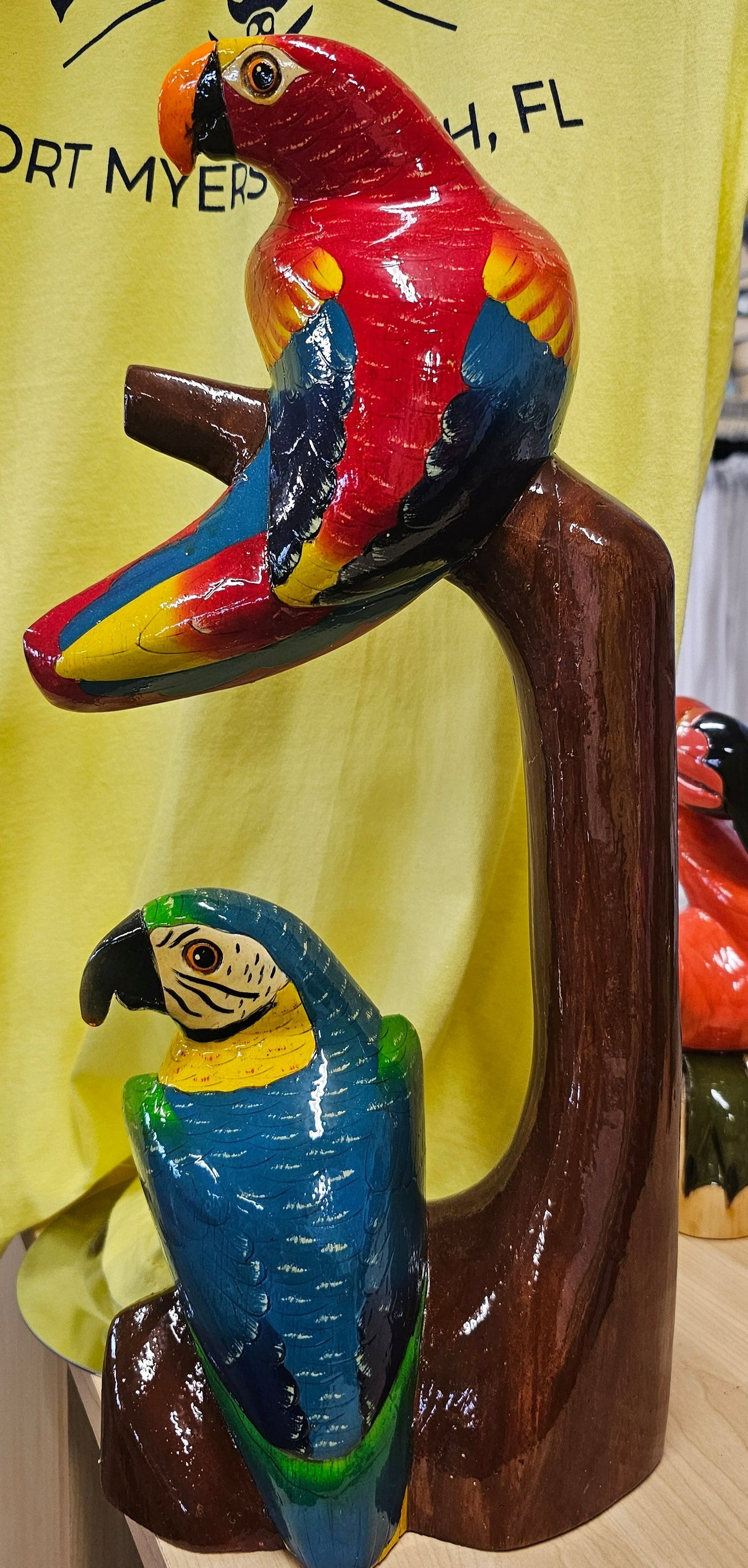 17" DBL Parrot on Base