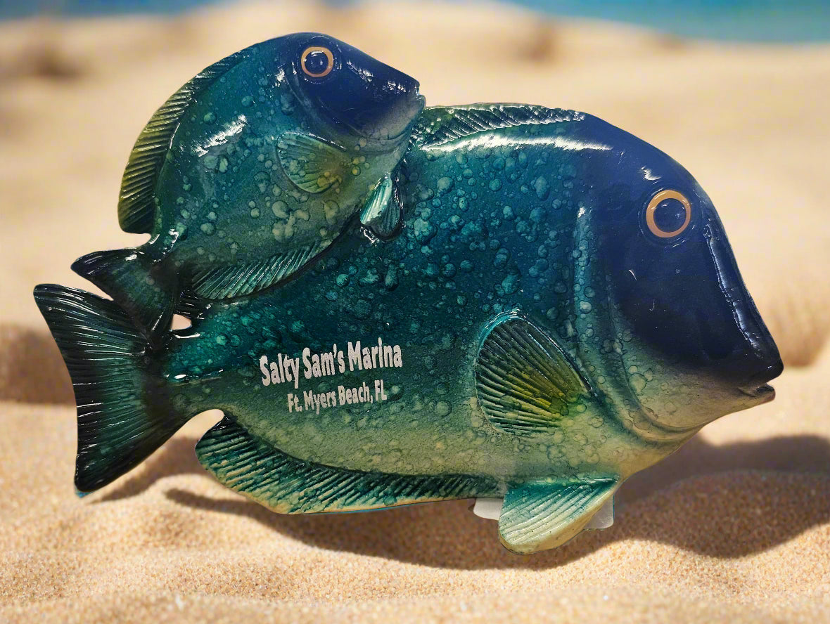 Sm & Lg Blue Fish