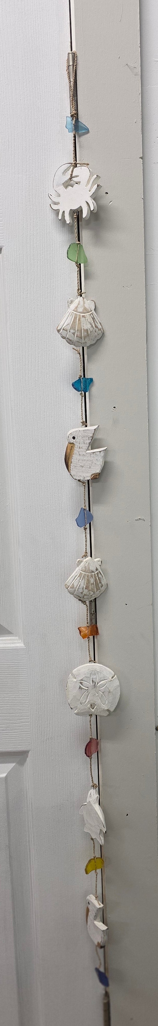 SHELL NAUTICAL DRIFTWOOD GARLAND