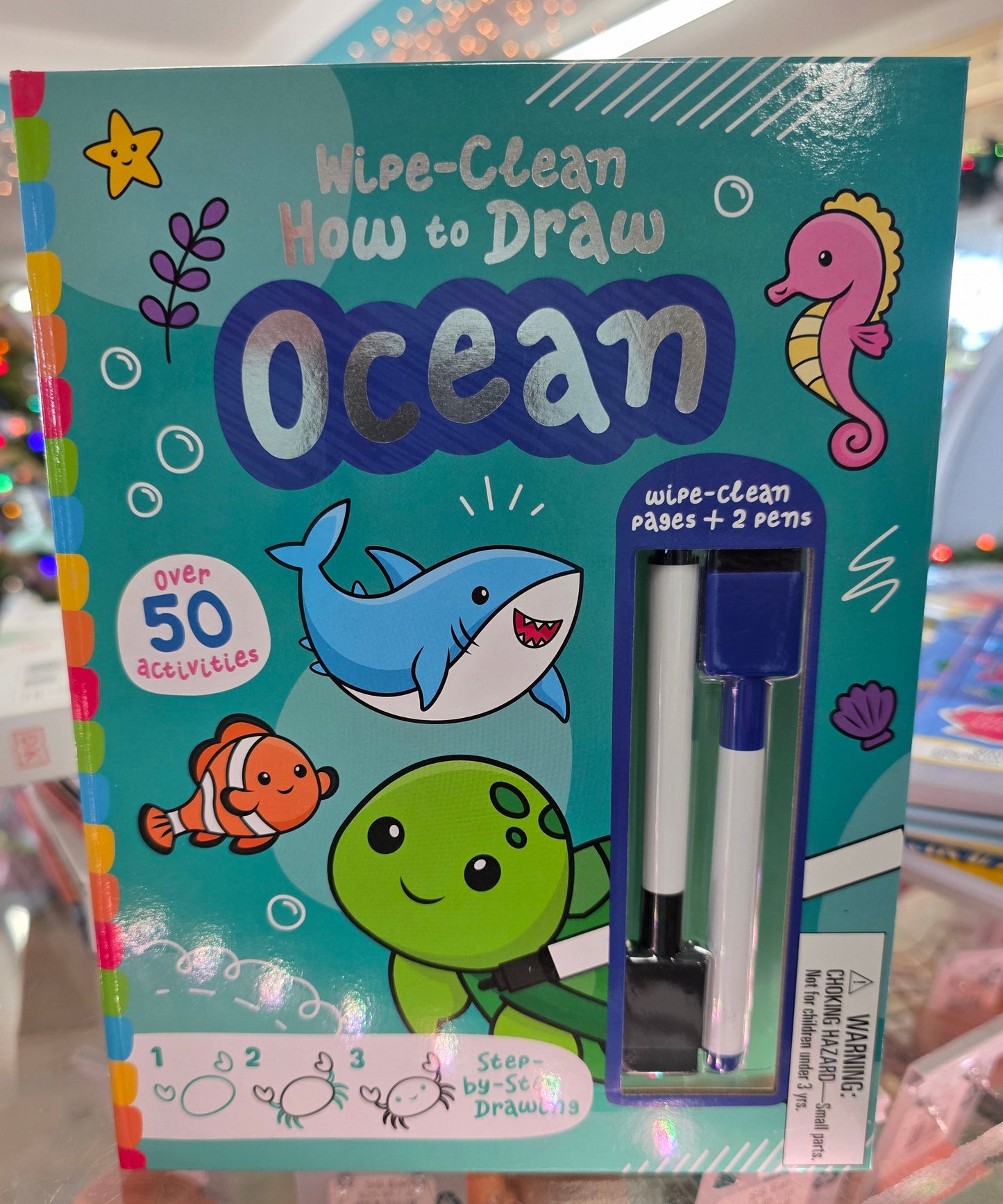 Wipe-Clean How to Draw Ocean