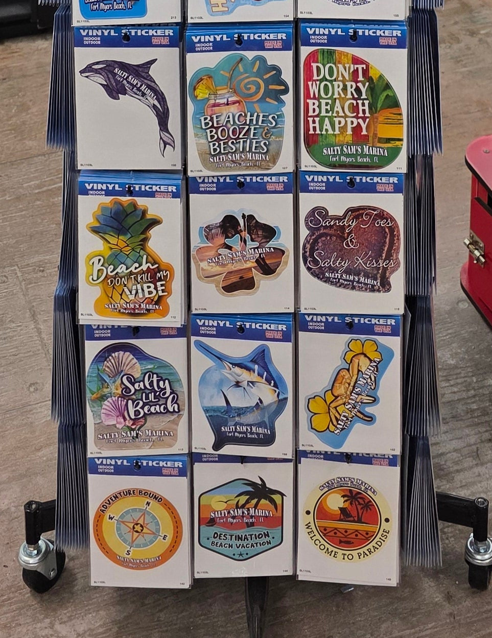 Lg. Vinyl Stickers