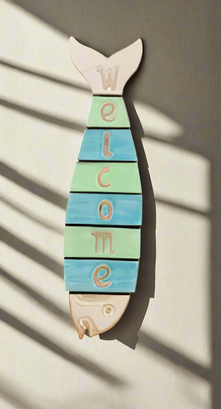 Hanging Welcome Fish