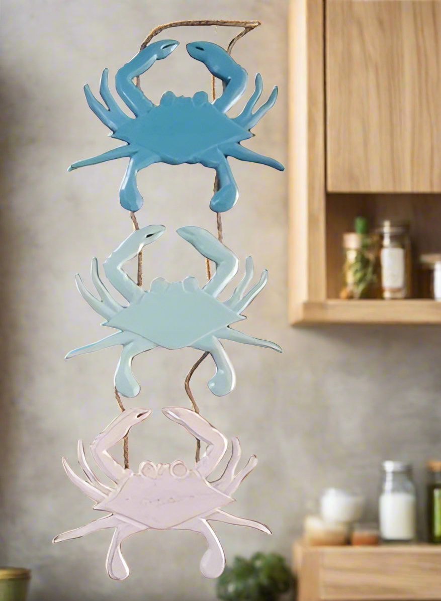 Triple Hanging Crab