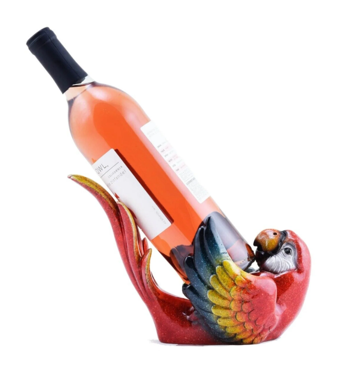 RED PARROT WINE HOLDER