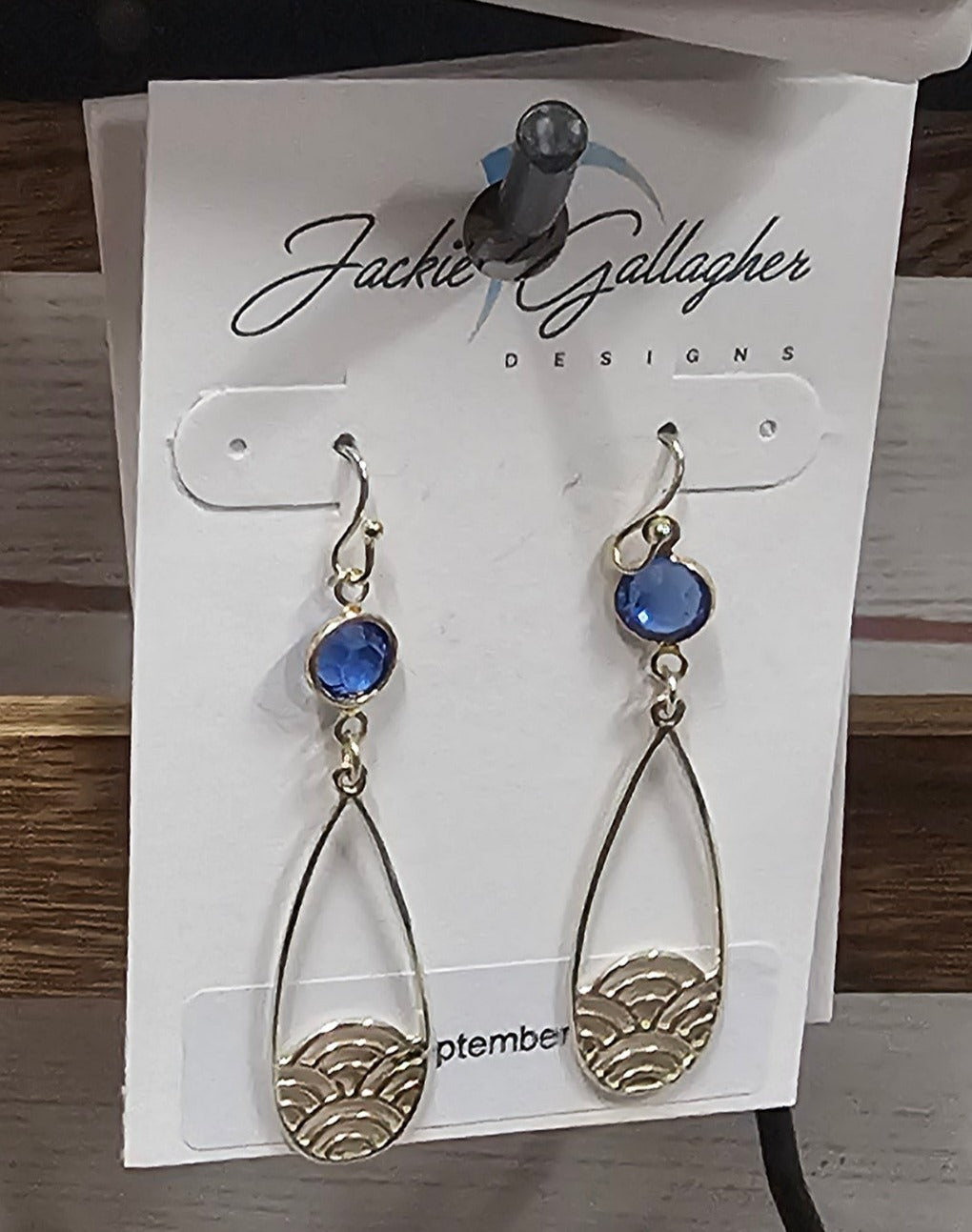 Teardrop Wave Earrings