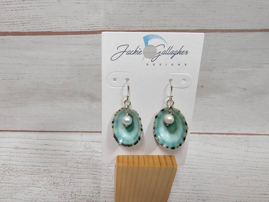 Anna White Pearl Earrings