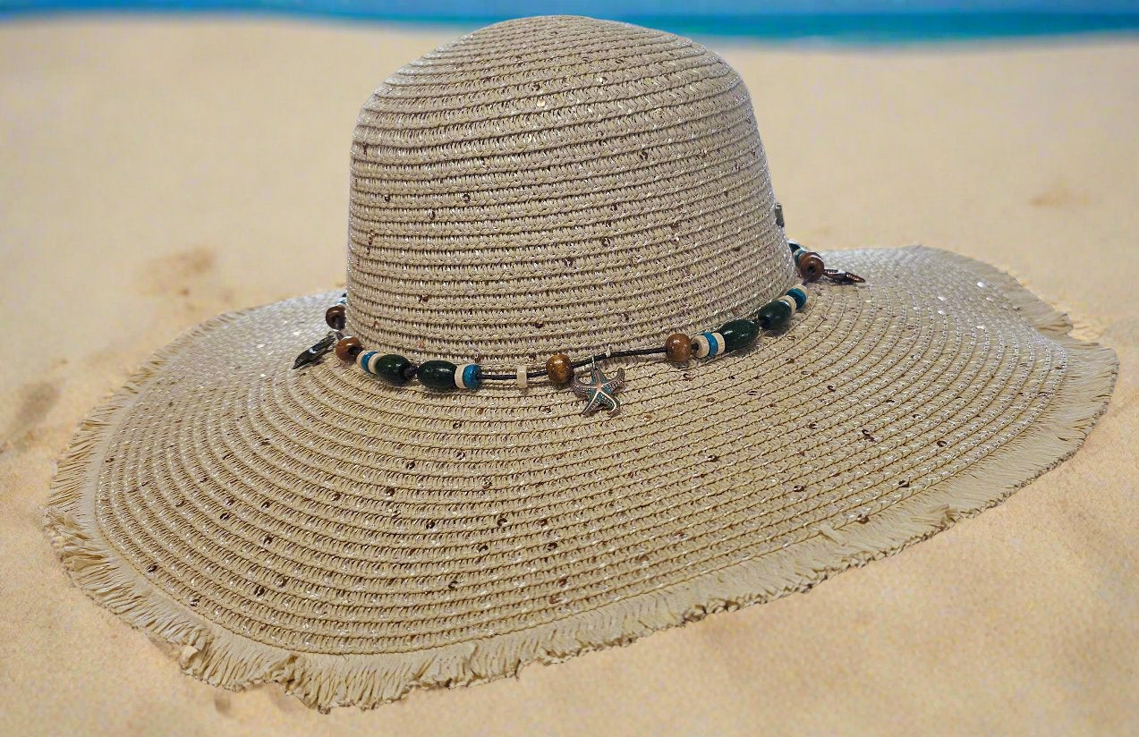 Floppy Hat W/ Beads