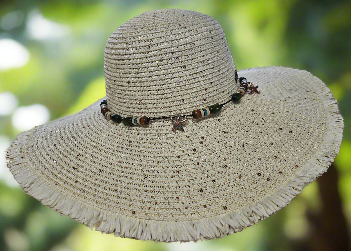 Floppy Hat W/ Beads