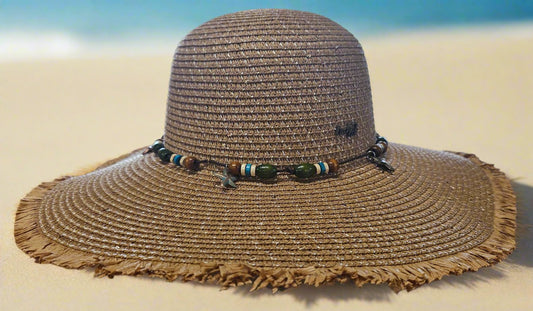 Floppy Hat W/ Beads