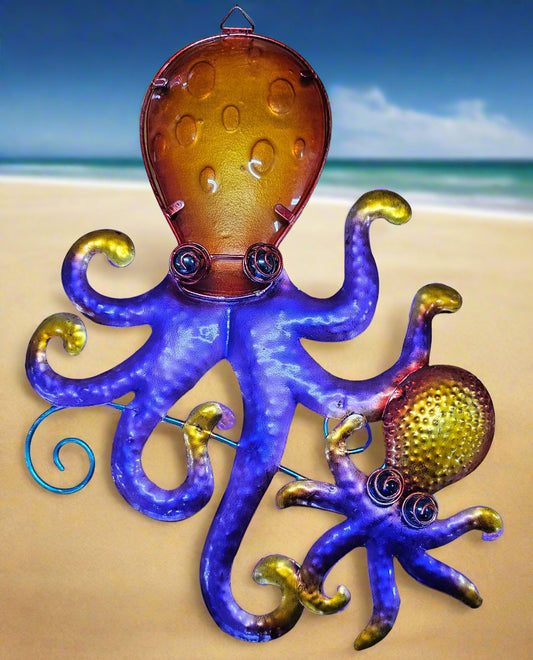 PURPLE METAL OCTOPUS