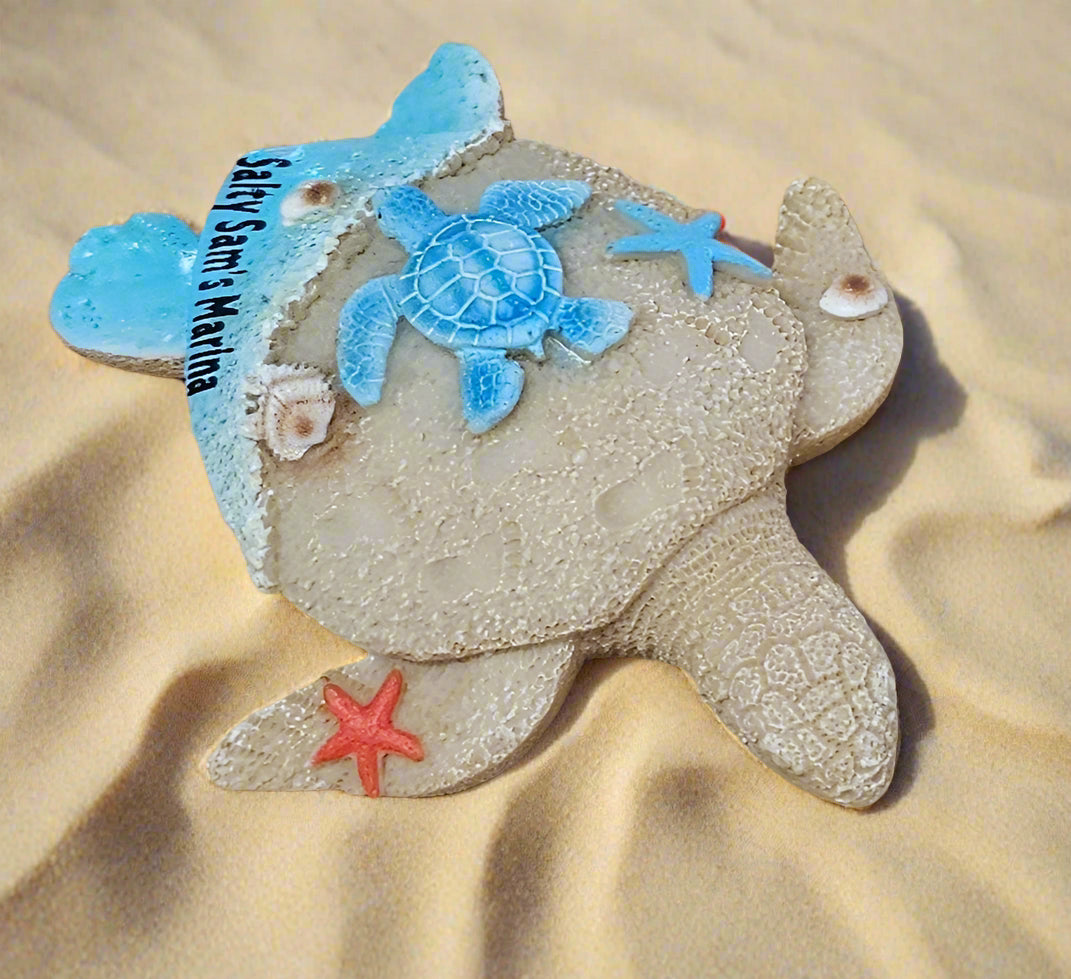 Sand Turtle W/ Waves