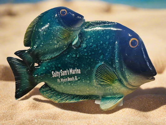Sm & Lg Blue Fish