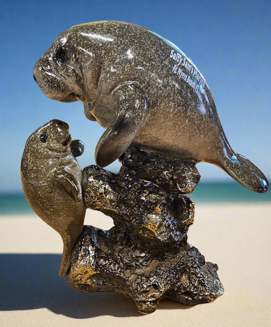 Manatee w/baby Rock