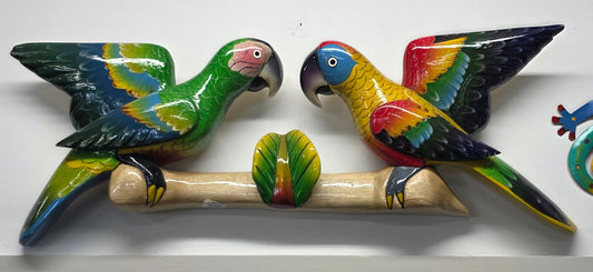 Wall mount parrots