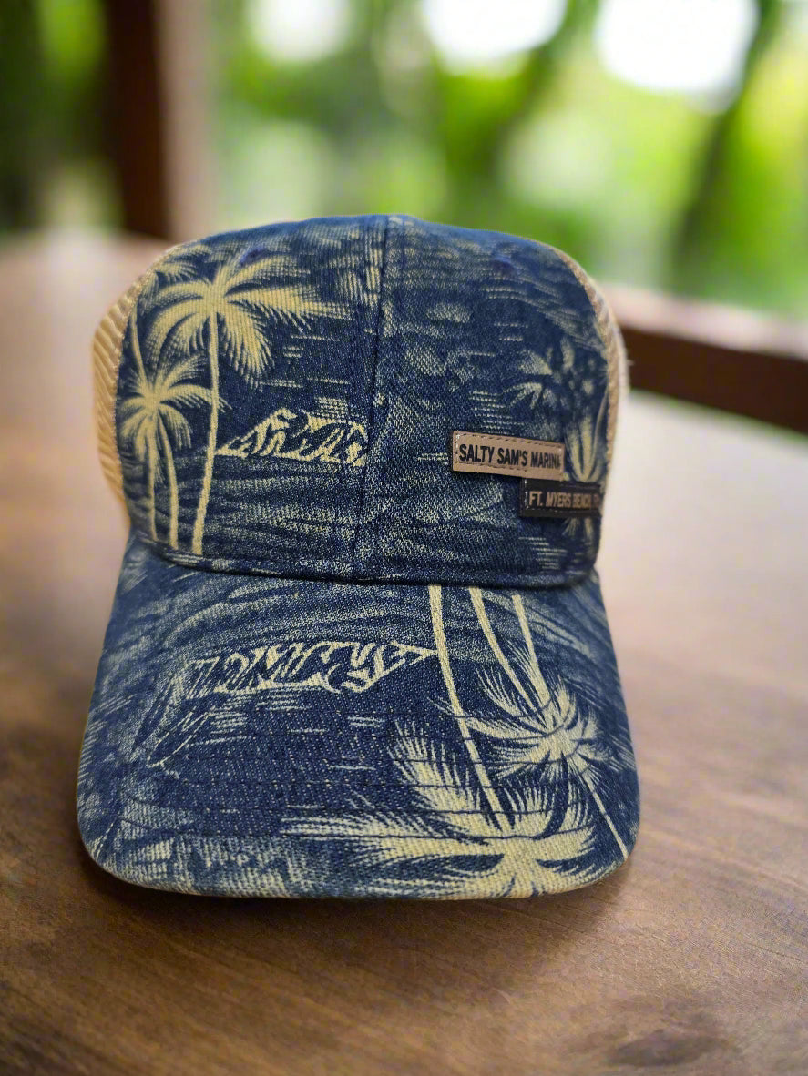 Denim Palm Trucker