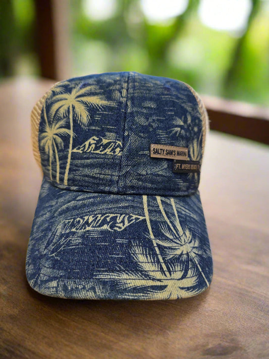 Denim Palm Trucker