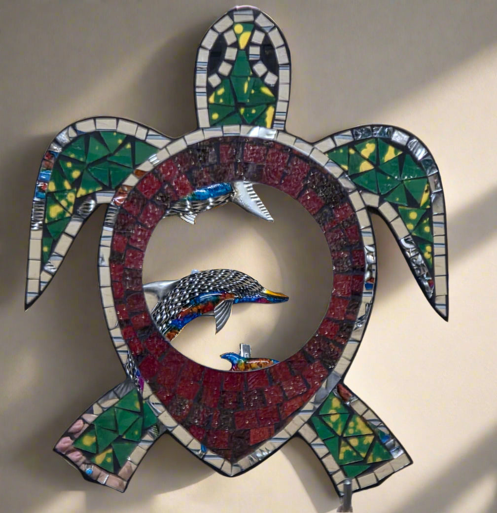 Sm. Turtle Mosaic Miror