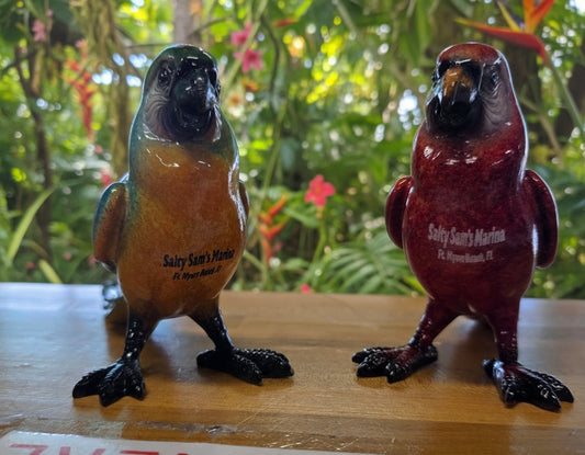 2 PIECES SET PARROTS