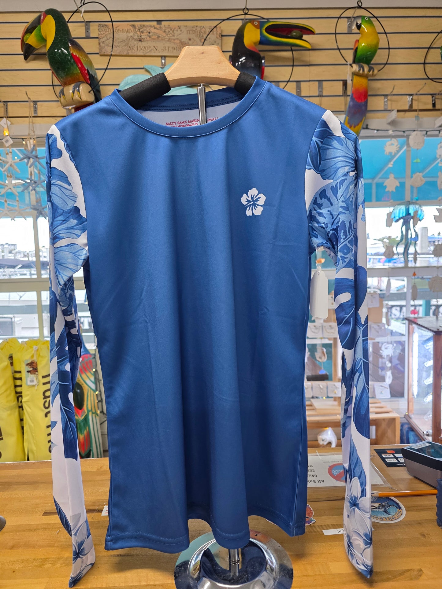 Ladies L/S Hibiscus