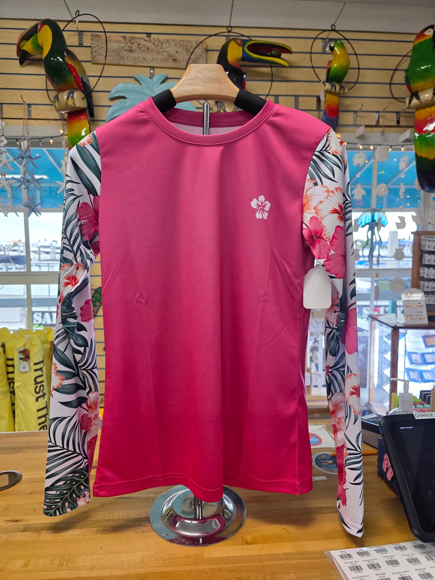 Ladies L/S Hibiscus