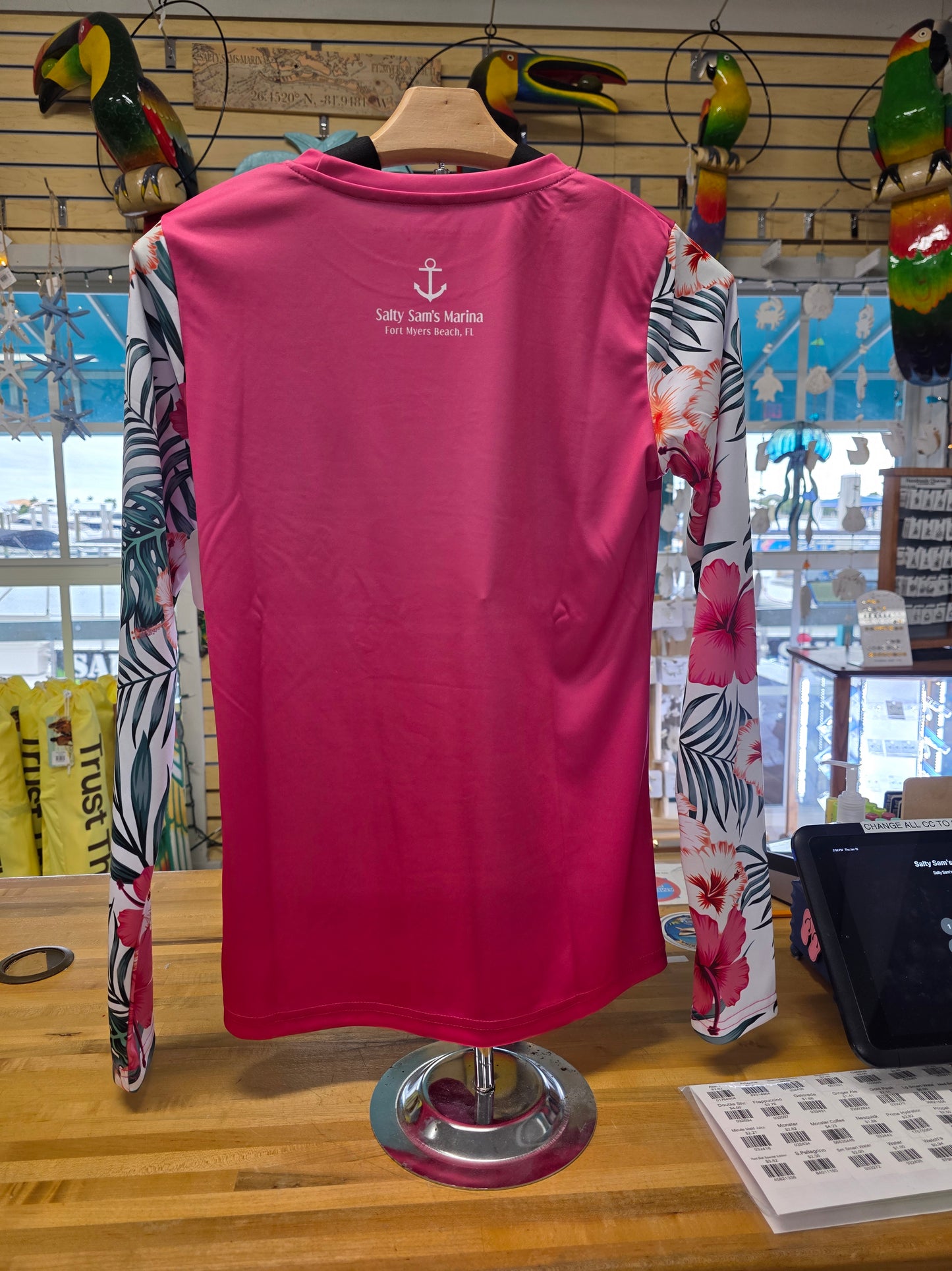 Ladies L/S Hibiscus