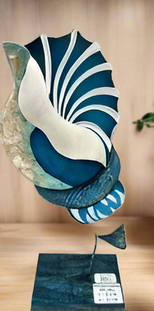 Blue & White Shell2