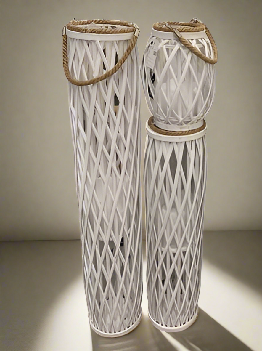 S/3 Willow Lanterns Nstd
