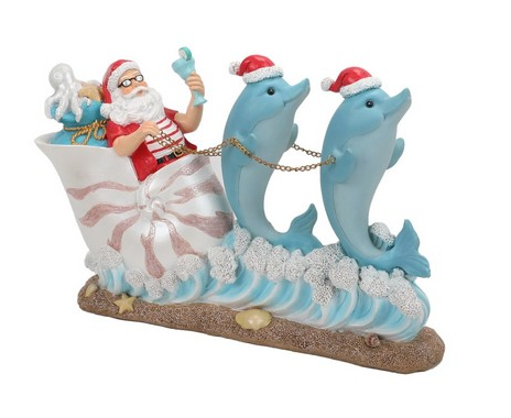 SANTA & DOLPHIN SLEIGH