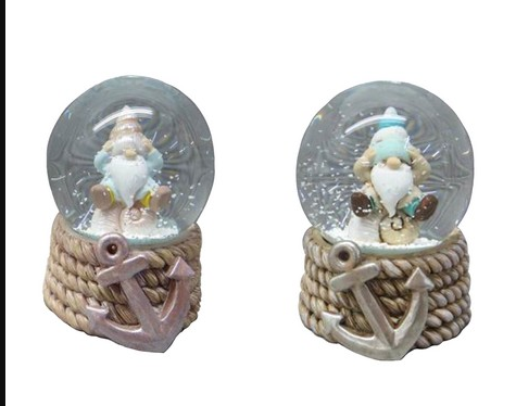 2A RSN GNOME WATERGLOBES