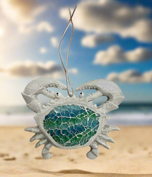 MOSAIC CRAB ORN