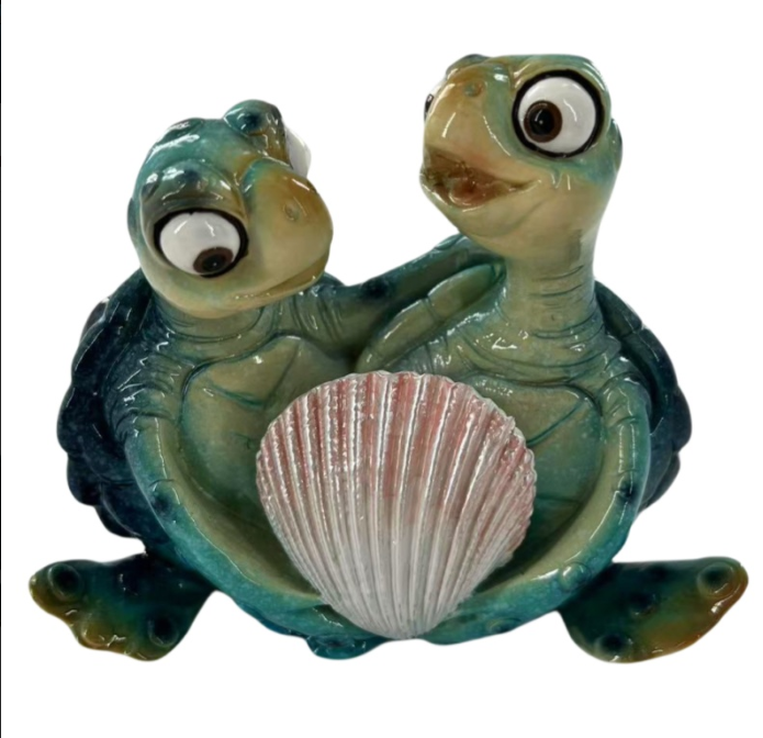 4-1/2 Turtle Holding a Shell