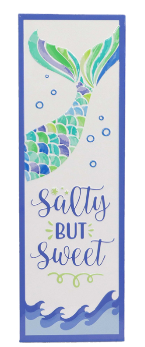 Salty But Sweet Mermaid Tail Plaque