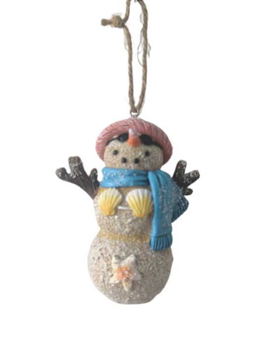 3-3/4" SNOWMAN ORNAMENT