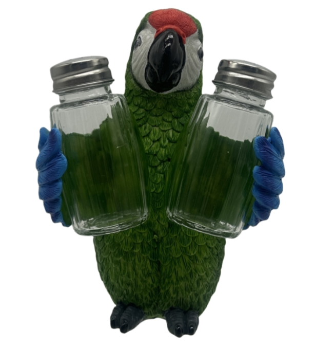 6-1/4" PARROT SALT/PEPPER SET