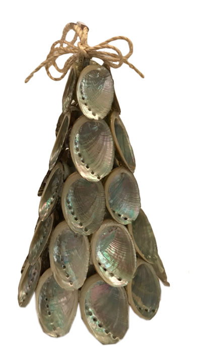 ABOLONE SHELL TREE ORNAMENT