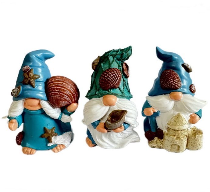 3-3/4" BEACH GNOME 3-ASST