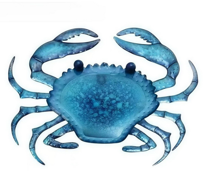 15-3/4" BLUE CRAB WALL PLAQUE