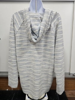 Striped Drawsting Hoodie