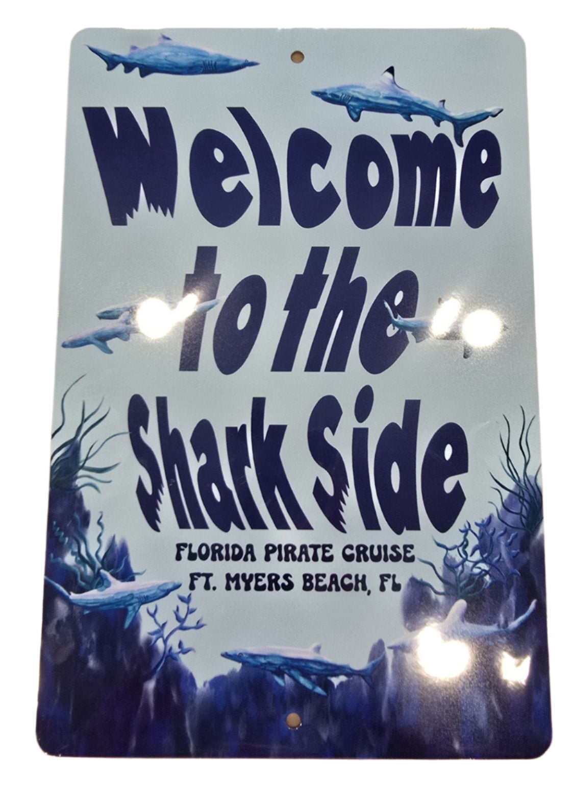Metal Shark Side Sign